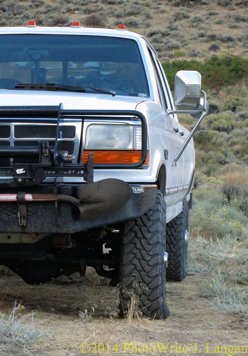 It takes low pressure and/or lots of weight to make a Toyo M/T budge like this. 