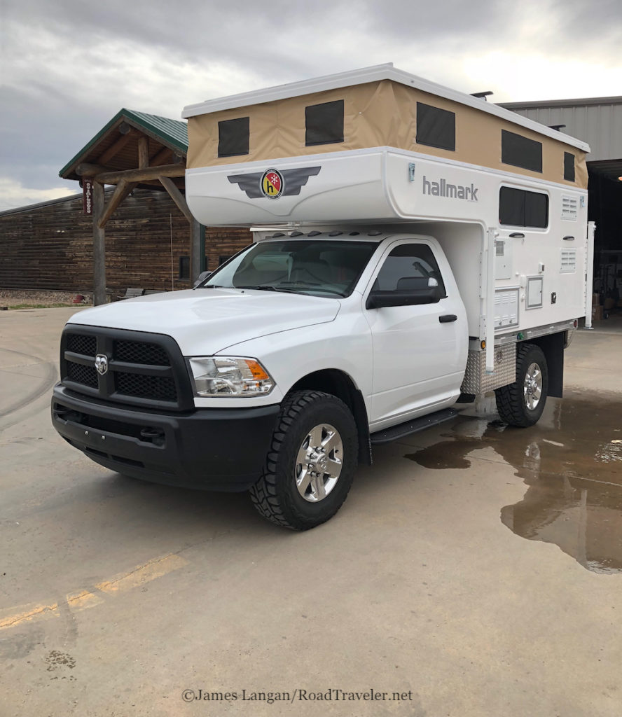 Hallmark flatbed popup camper mounted and first drive. – RoadTraveler.net